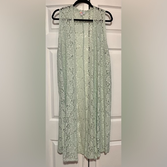 LuLaroe Lace mint Joy…Size Large - Picture 1 of 8